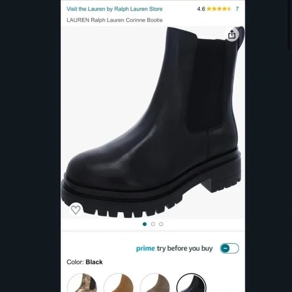 Ralph Lauren Corinne boots size 8.5 - Picture 7 of 7